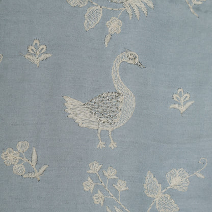 Slub Silk Embroidery