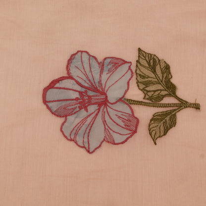 Chanderi Embroidery Fabric