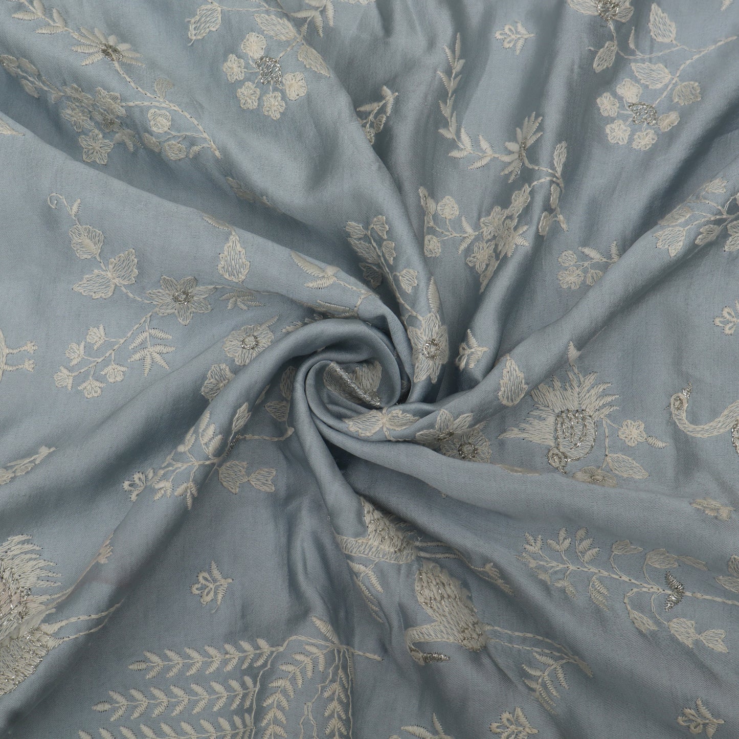 Slub Silk Embroidery