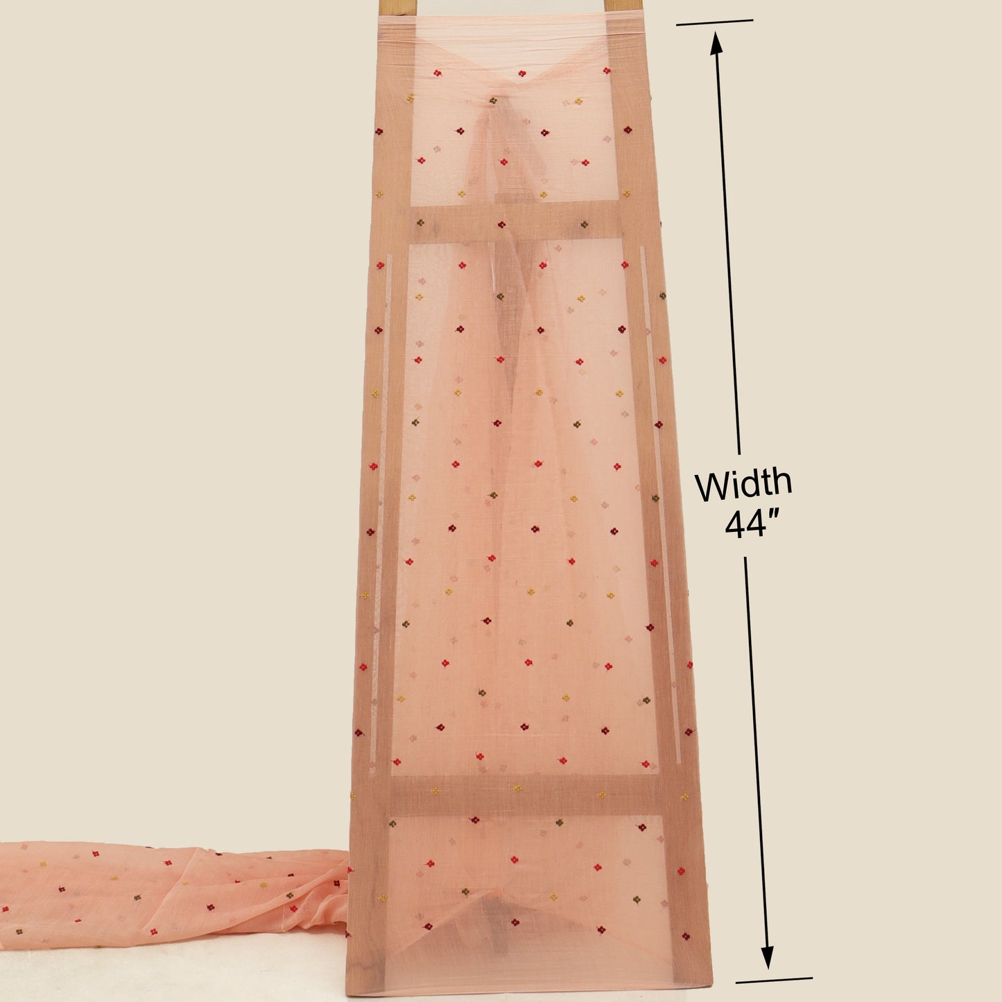Chanderi Embroidery Fabric