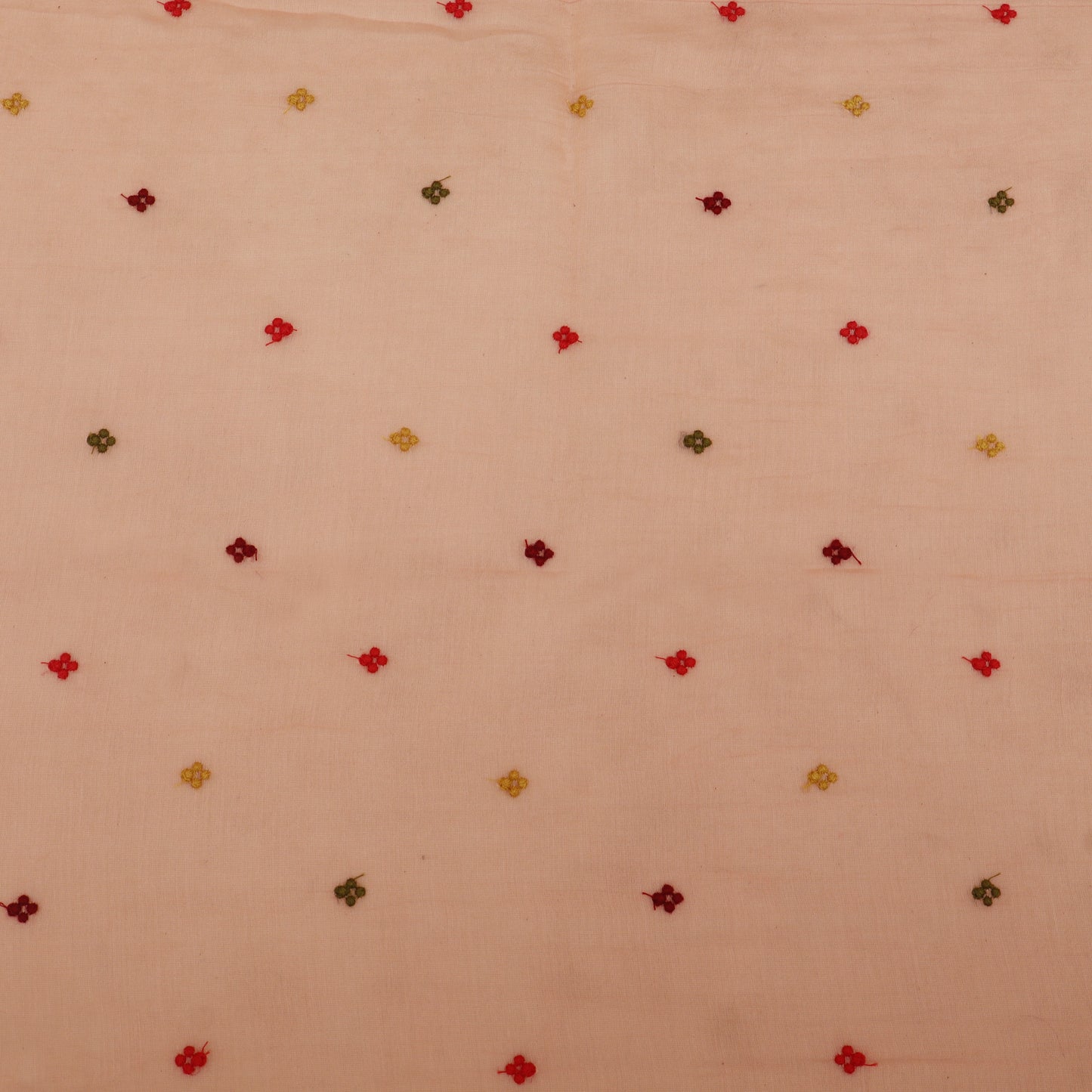 Chanderi Embroidery Fabric