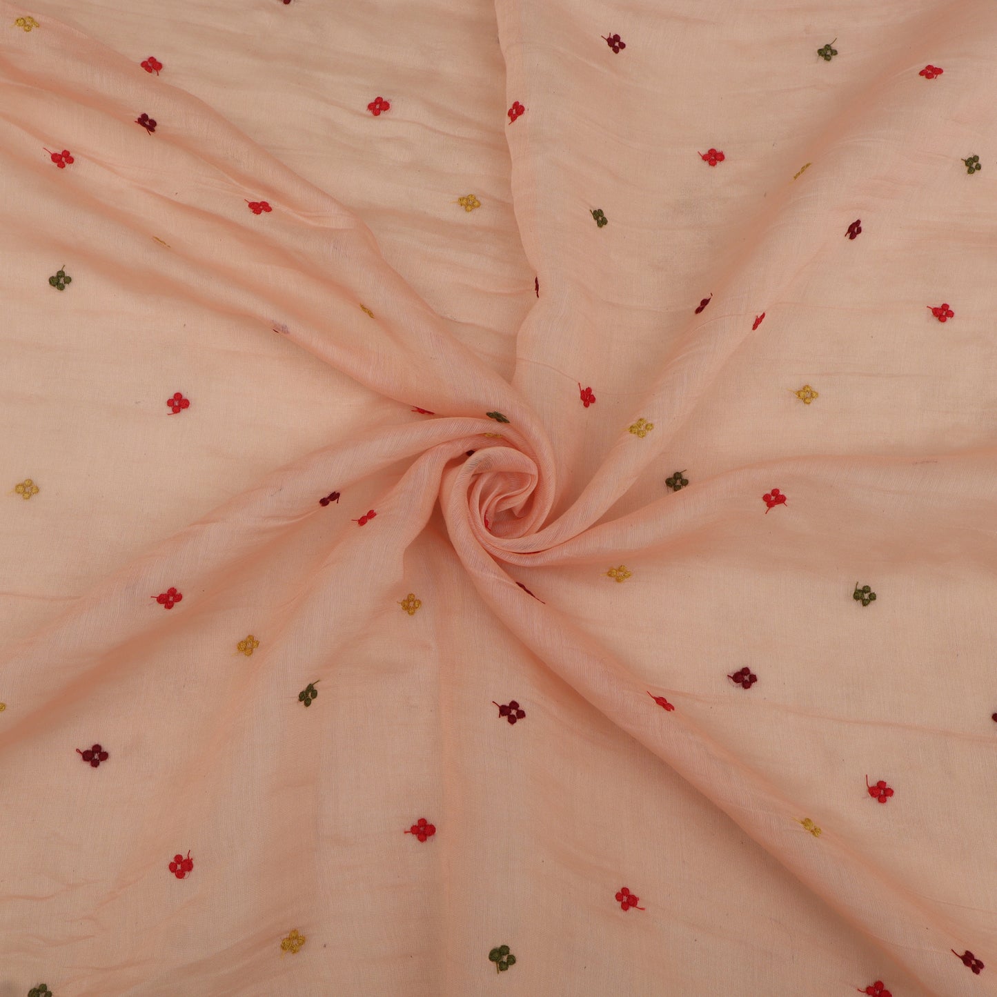 Chanderi Embroidery Fabric