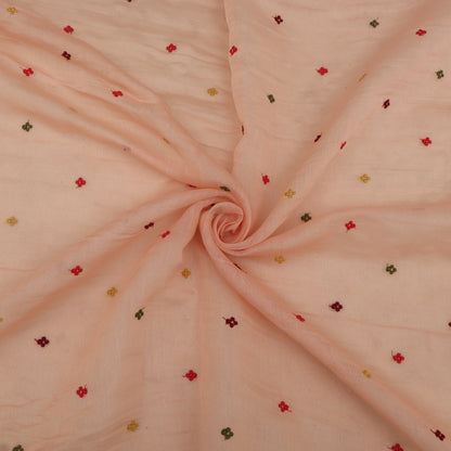 Chanderi Embroidery Fabric