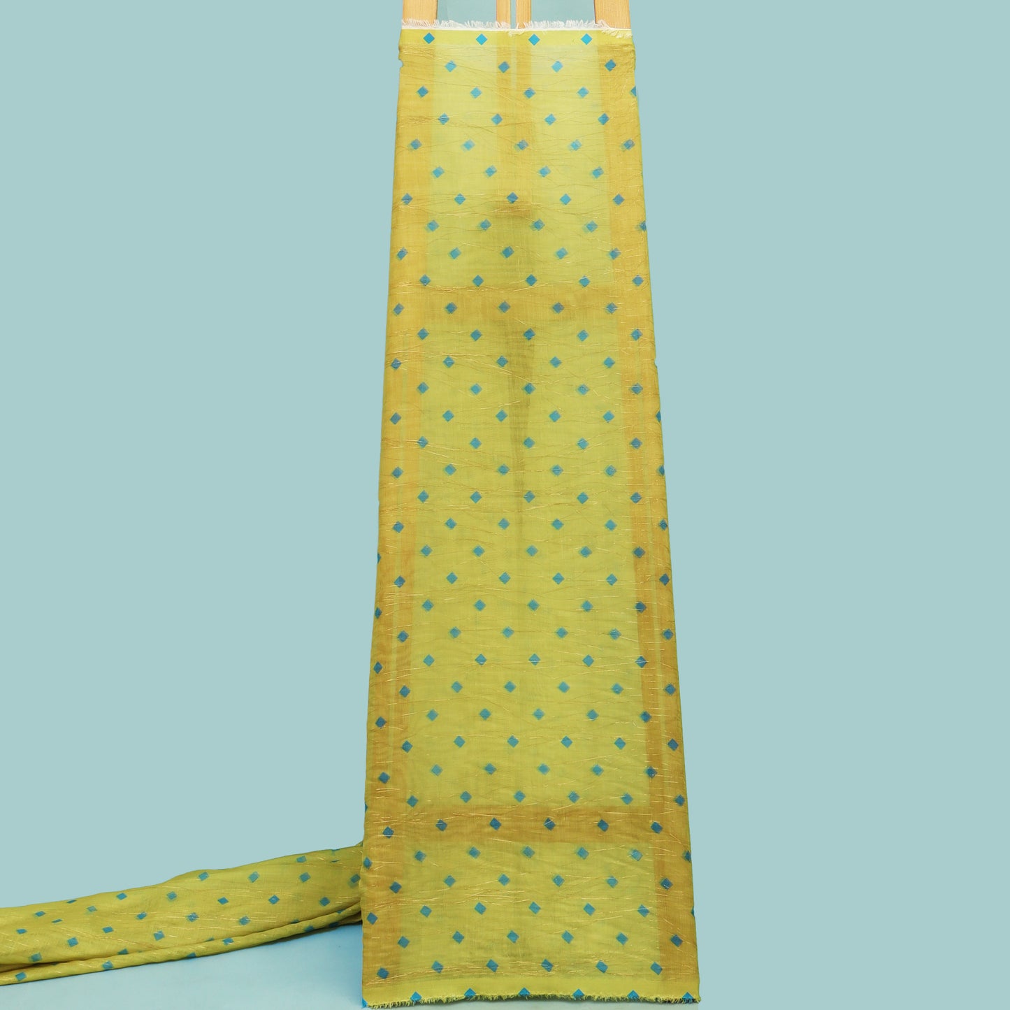 Multicolor Organza Lurex Print Fabric