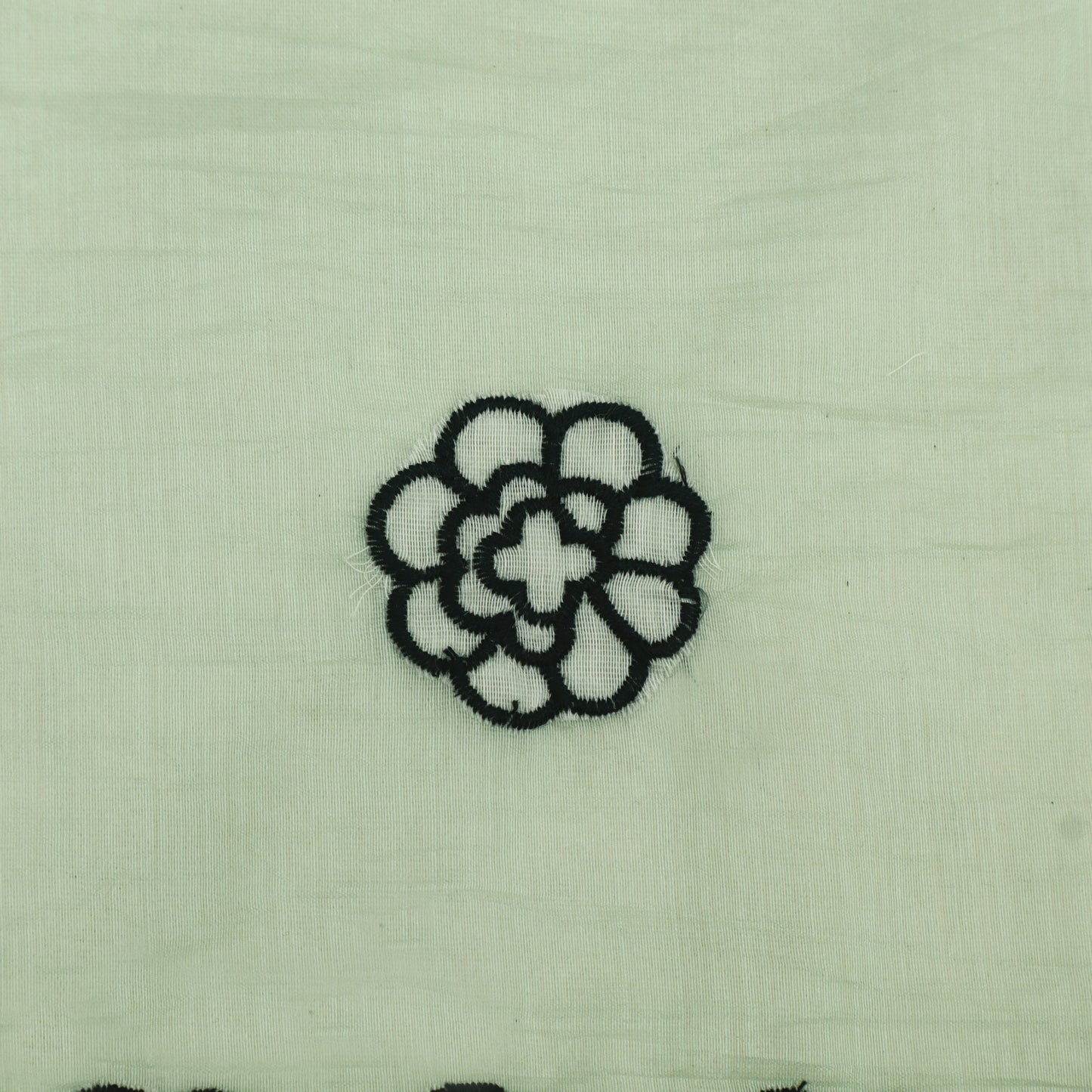 Mul Chanderi Border Embroidery Fabric