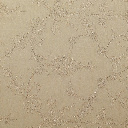 Slub Silk Embroidery Fabric