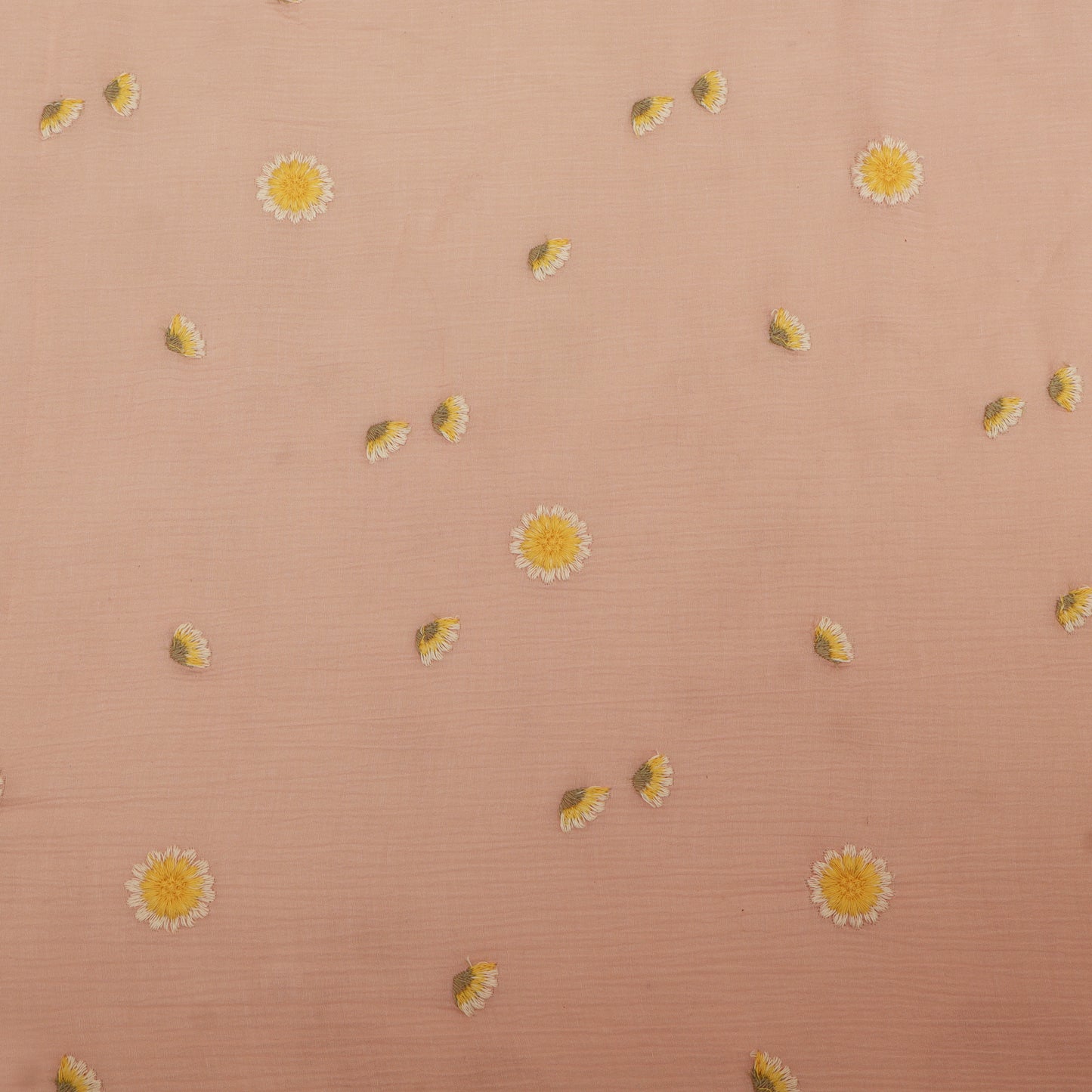 Crush Chanderi Embroidery Fabric