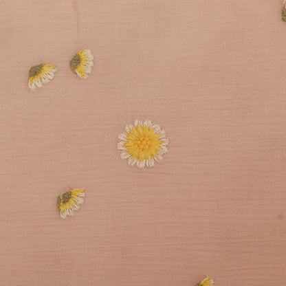Crush Chanderi Embroidery Fabric