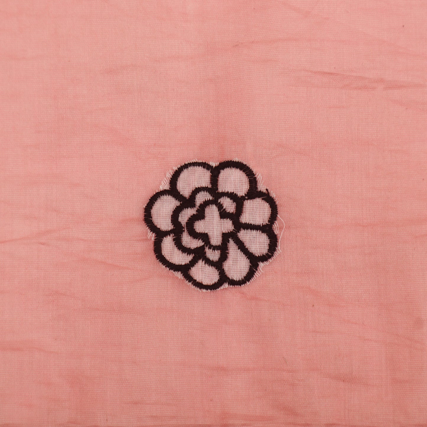 Mul Chanderi Border Embroidery Fabric