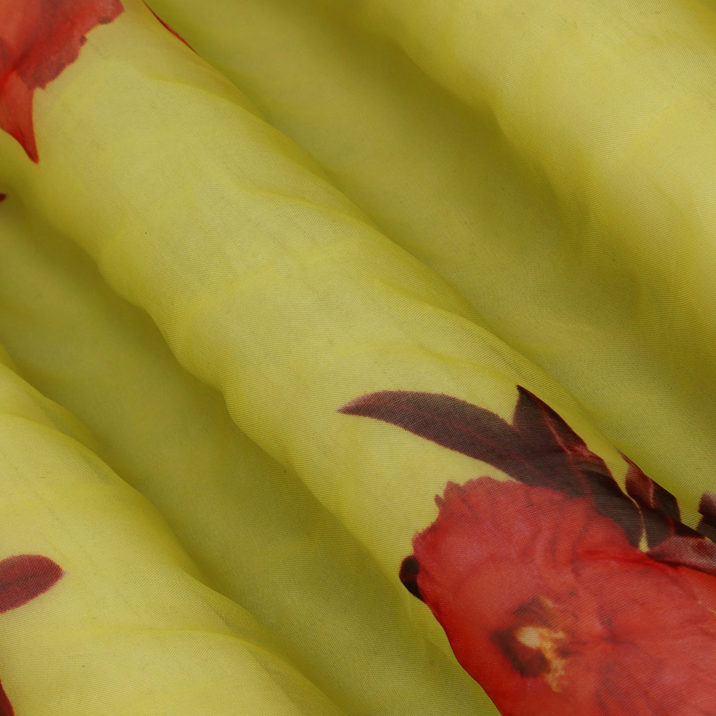 Multicolor Organza Print Fabric