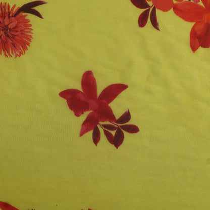 Multicolor Organza Print Fabric