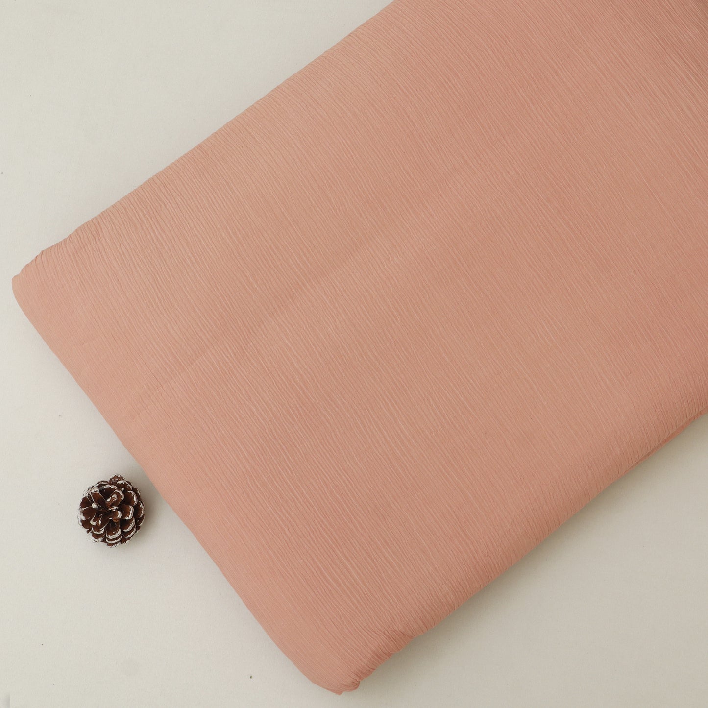 Crush Chanderi Embroidery Fabric