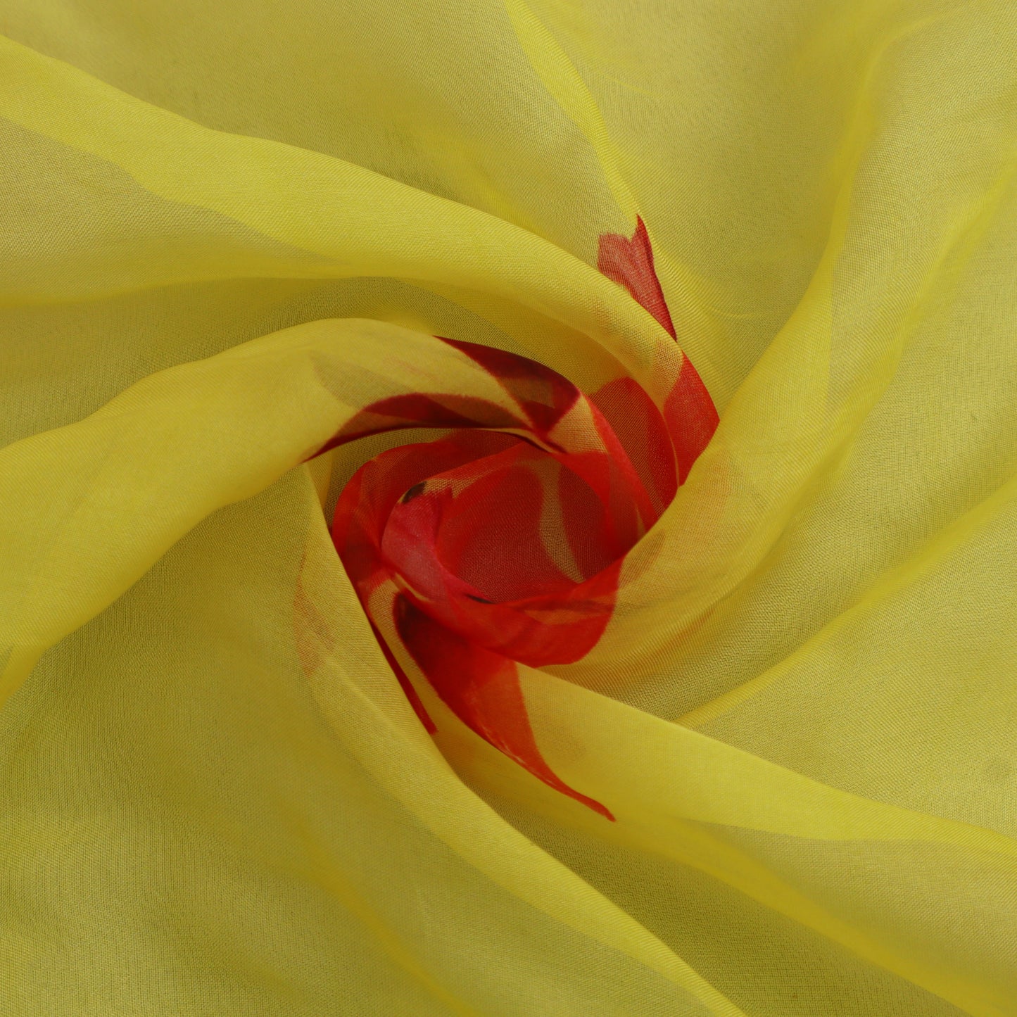 Multicolor Organza Print Fabric