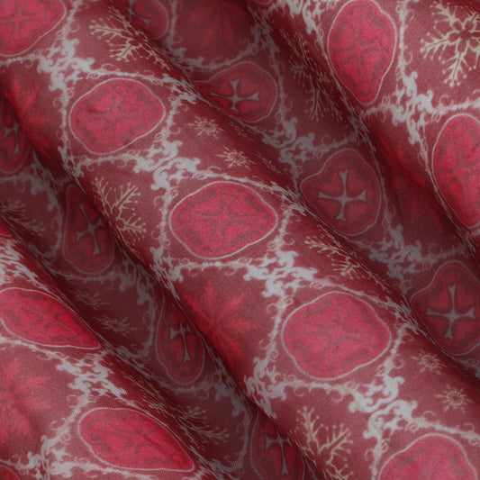 Multicolor Organza Print Fabric