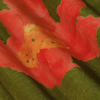 Floral Velvet Print Fabric