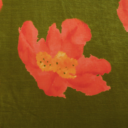 Floral Velvet Print Fabric