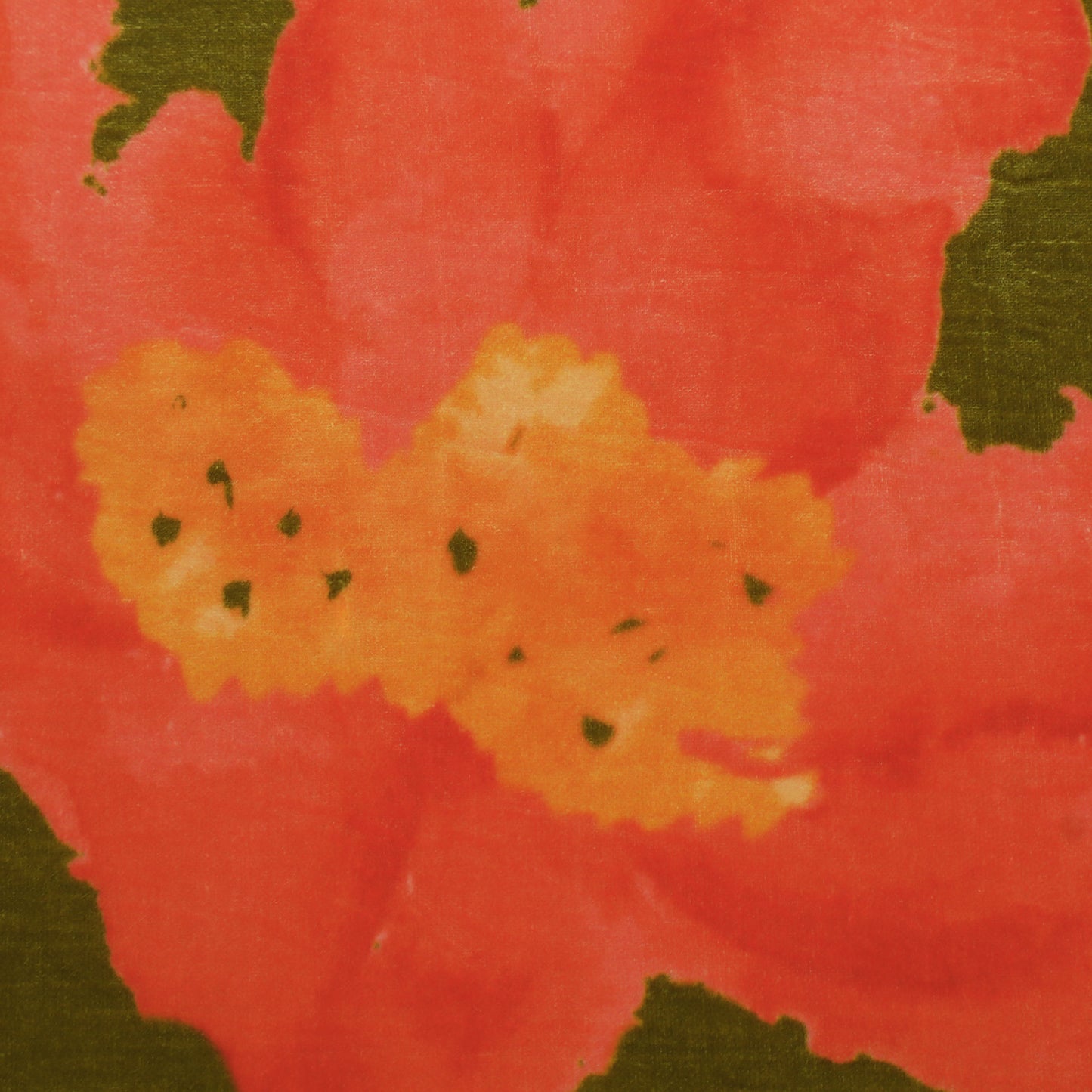 Floral Velvet Print Fabric