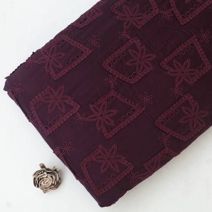 Chanderi Embroidery Fabric