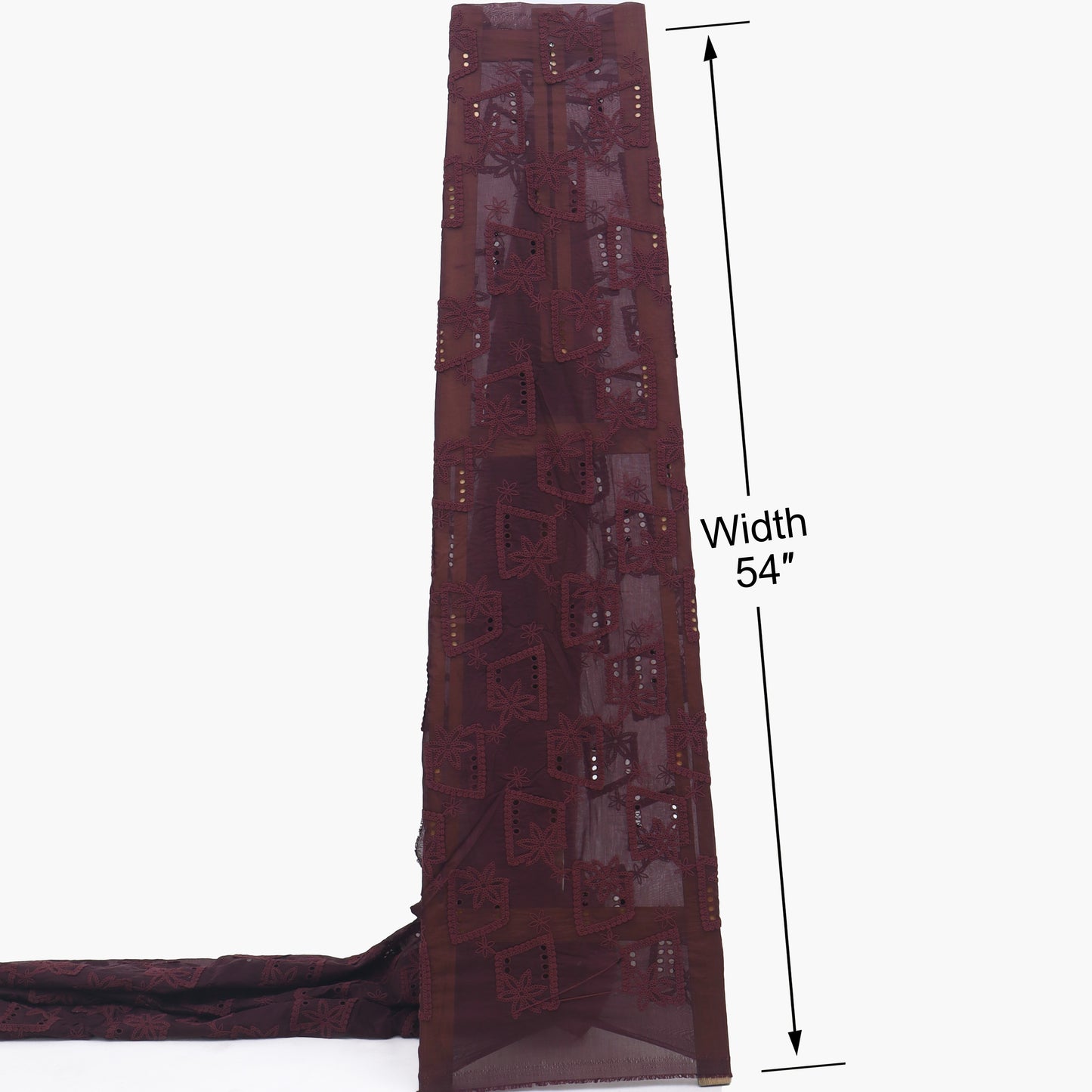 Chanderi Embroidery Fabric