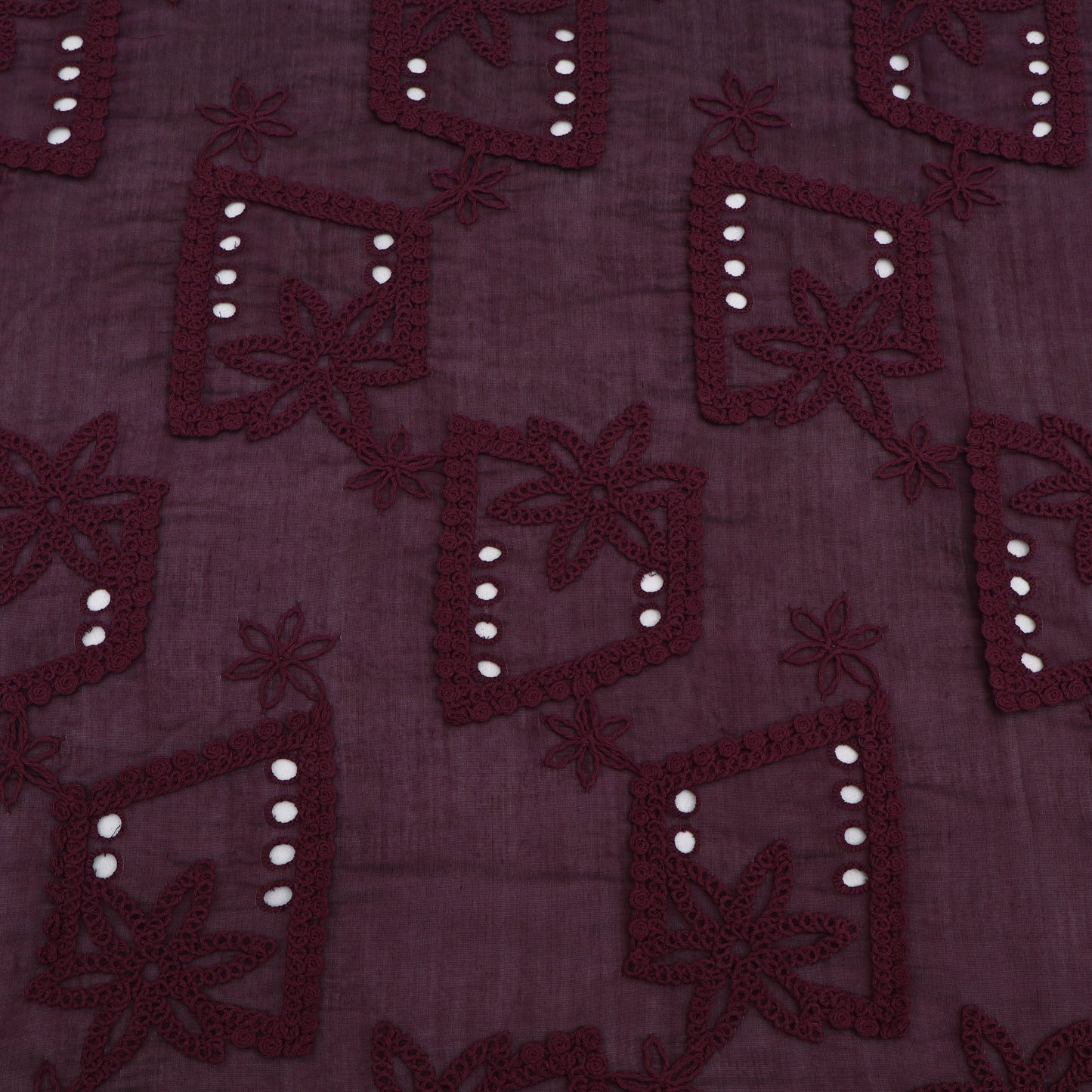 Chanderi Embroidery Fabric