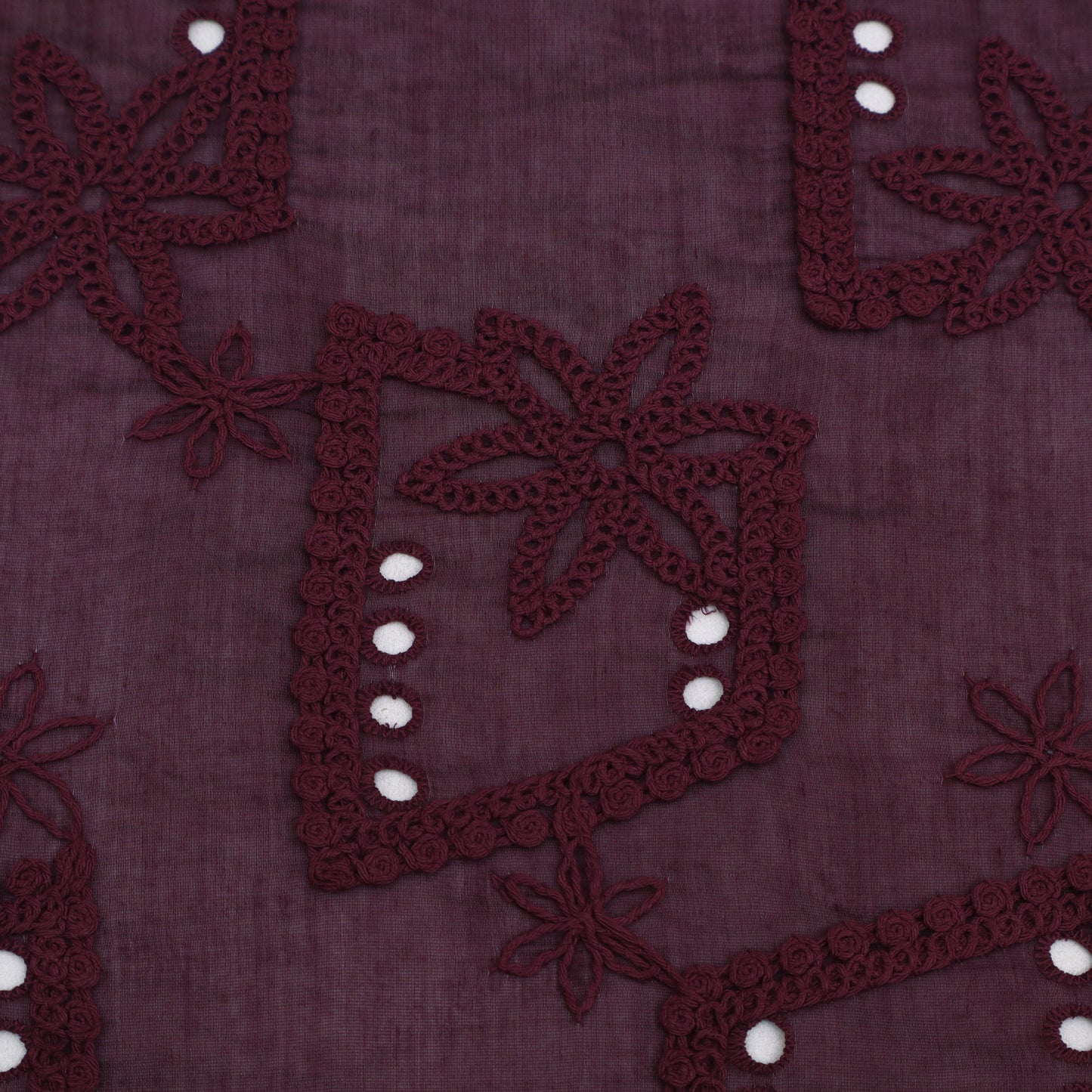 Chanderi Embroidery Fabric