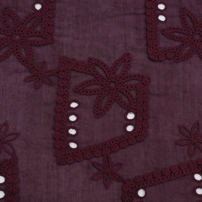 Chanderi Embroidery Fabric