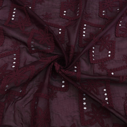 Chanderi Embroidery Fabric