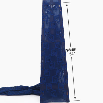 Chanderi Embroidery Fabric