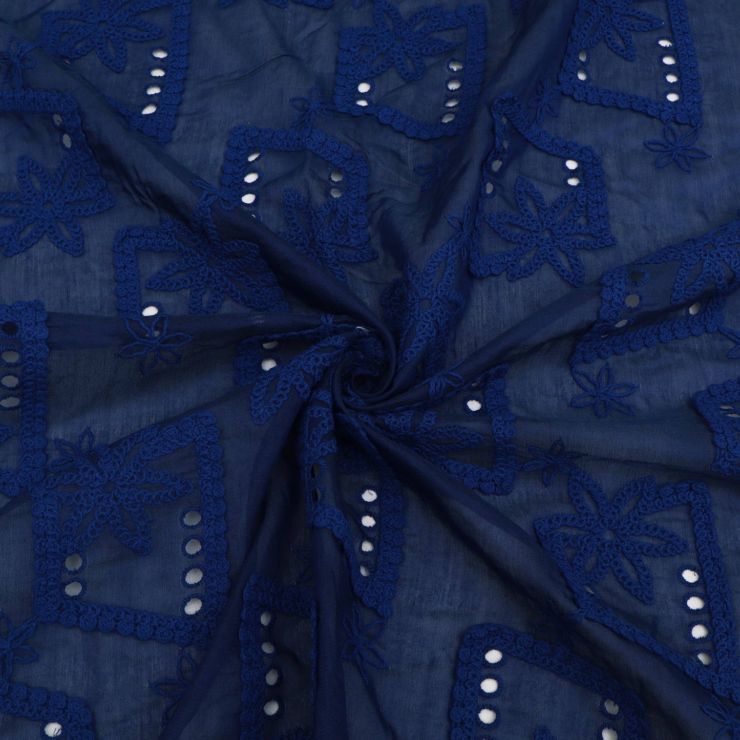 Chanderi Embroidery Fabric