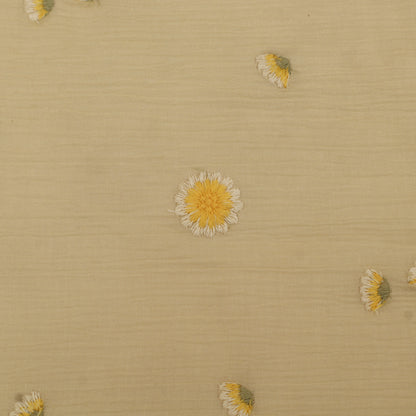 Crush Chanderi Embroidery Fabric