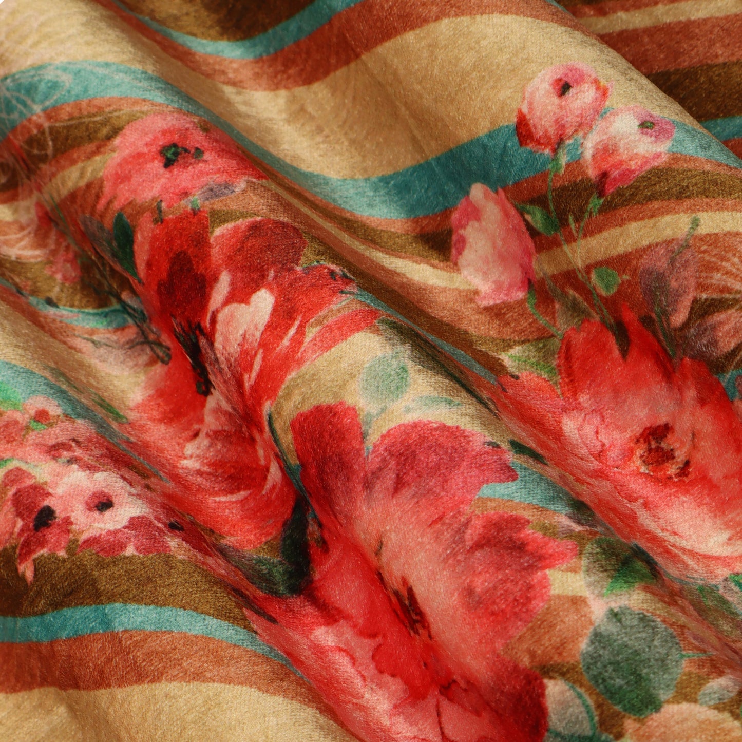 Velvet Digital Print Fabric