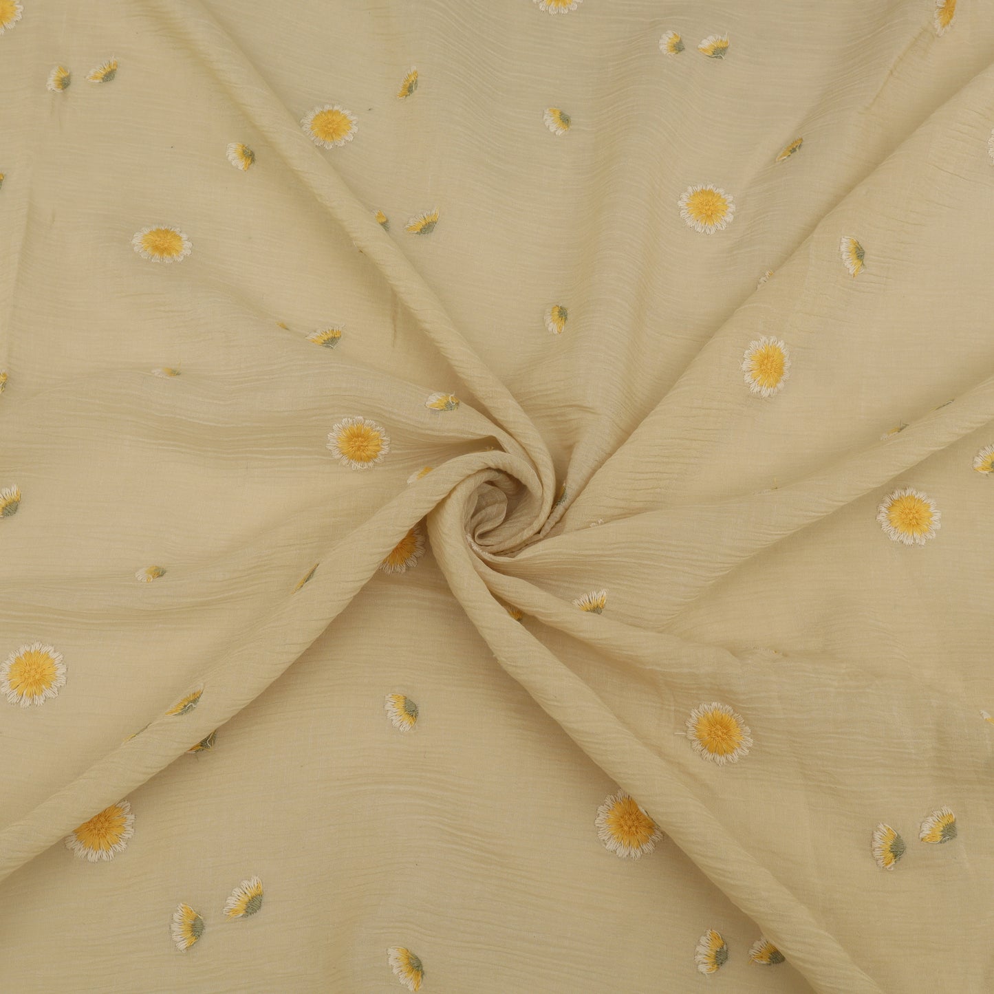 Crush Chanderi Embroidery Fabric