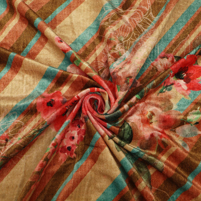 Velvet Digital Print Fabric