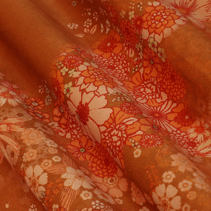 Floral Velvet Print Fabric