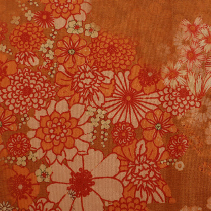 Floral Velvet Print Fabric