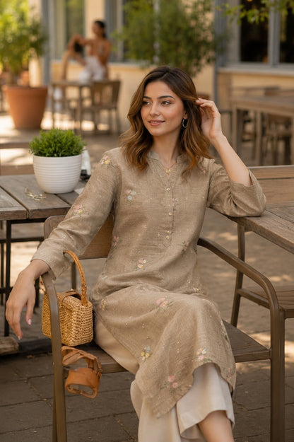 Linen Embroidery Fabric