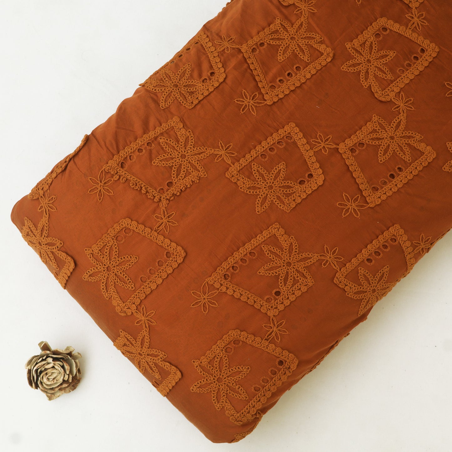 Chanderi Embroidery Fabric