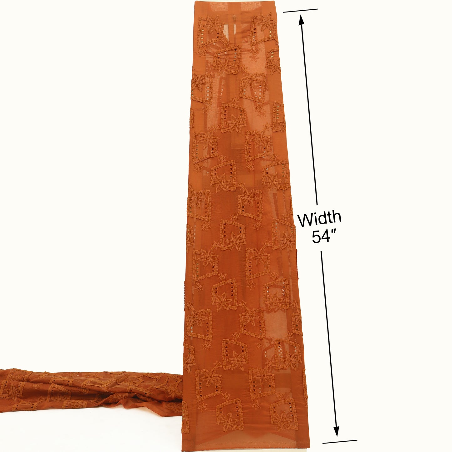 Chanderi Embroidery Fabric