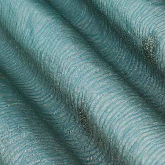 Crush Tissue Boota Embroidery Fabric (Cut Pieces 1Mtr)