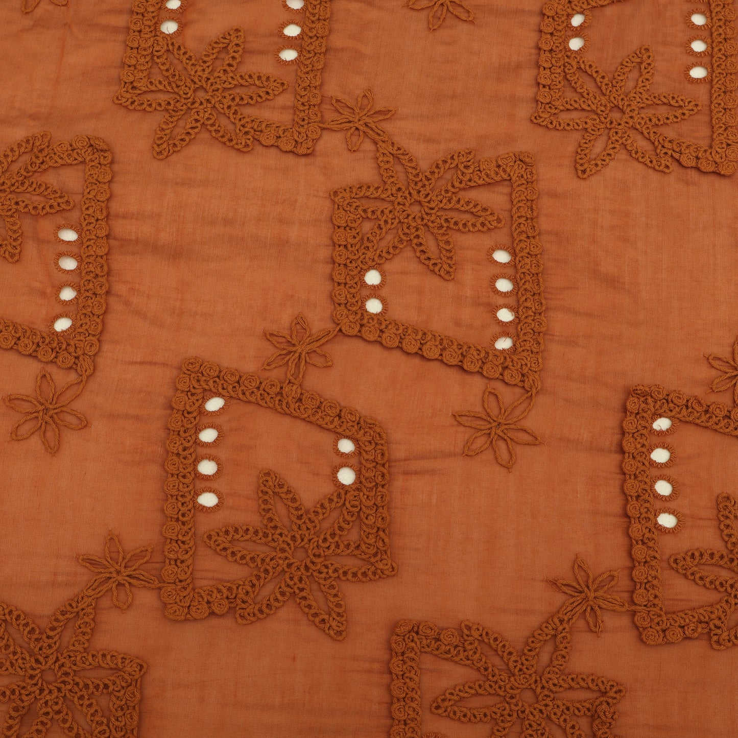 Chanderi Embroidery Fabric