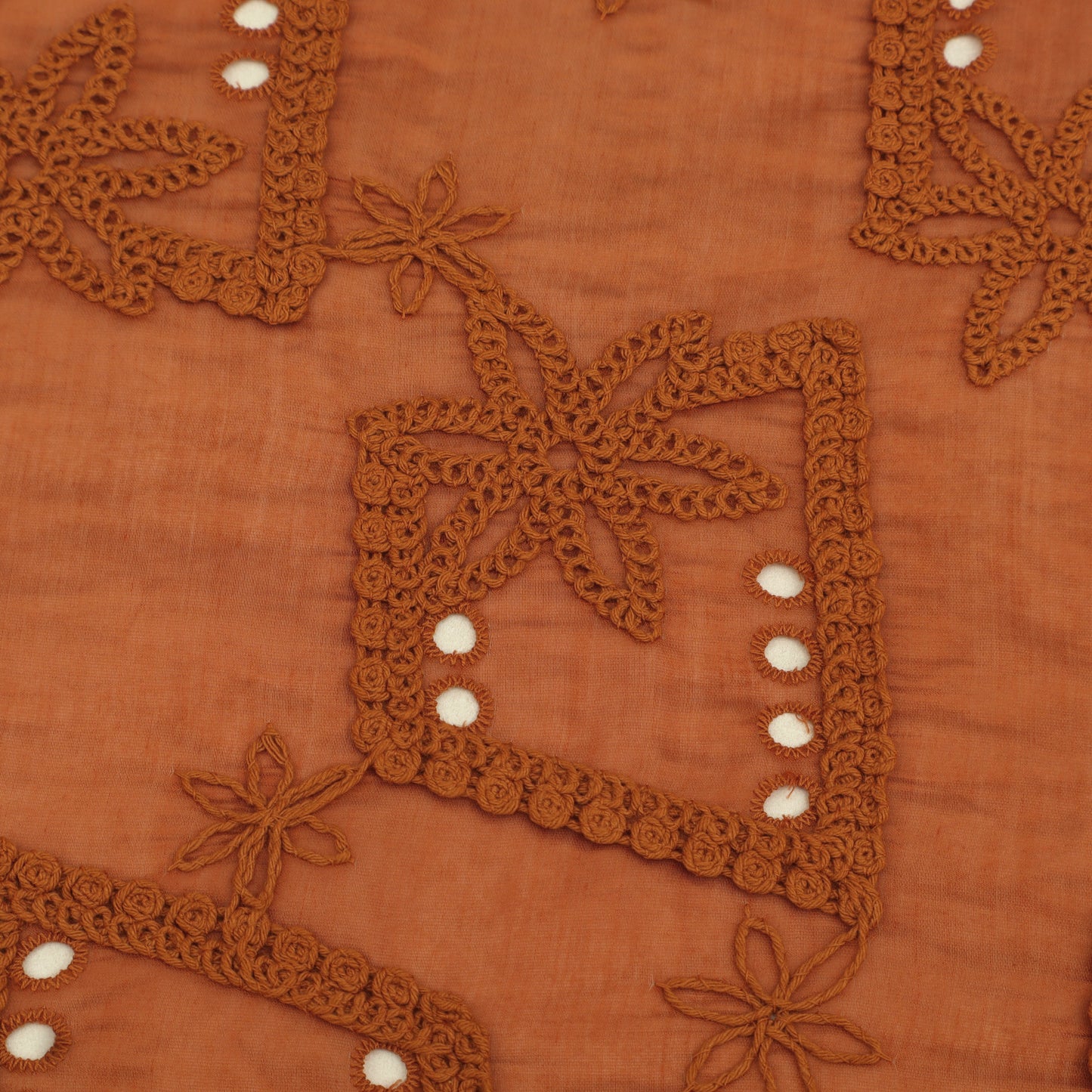Chanderi Embroidery Fabric