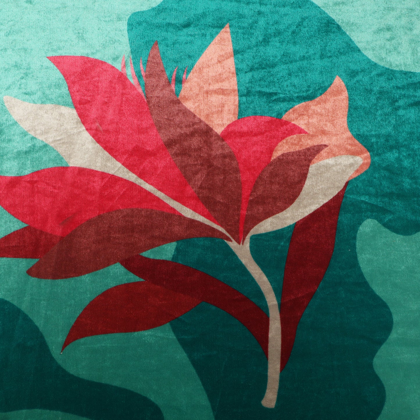 Floral Velvet Print Fabric