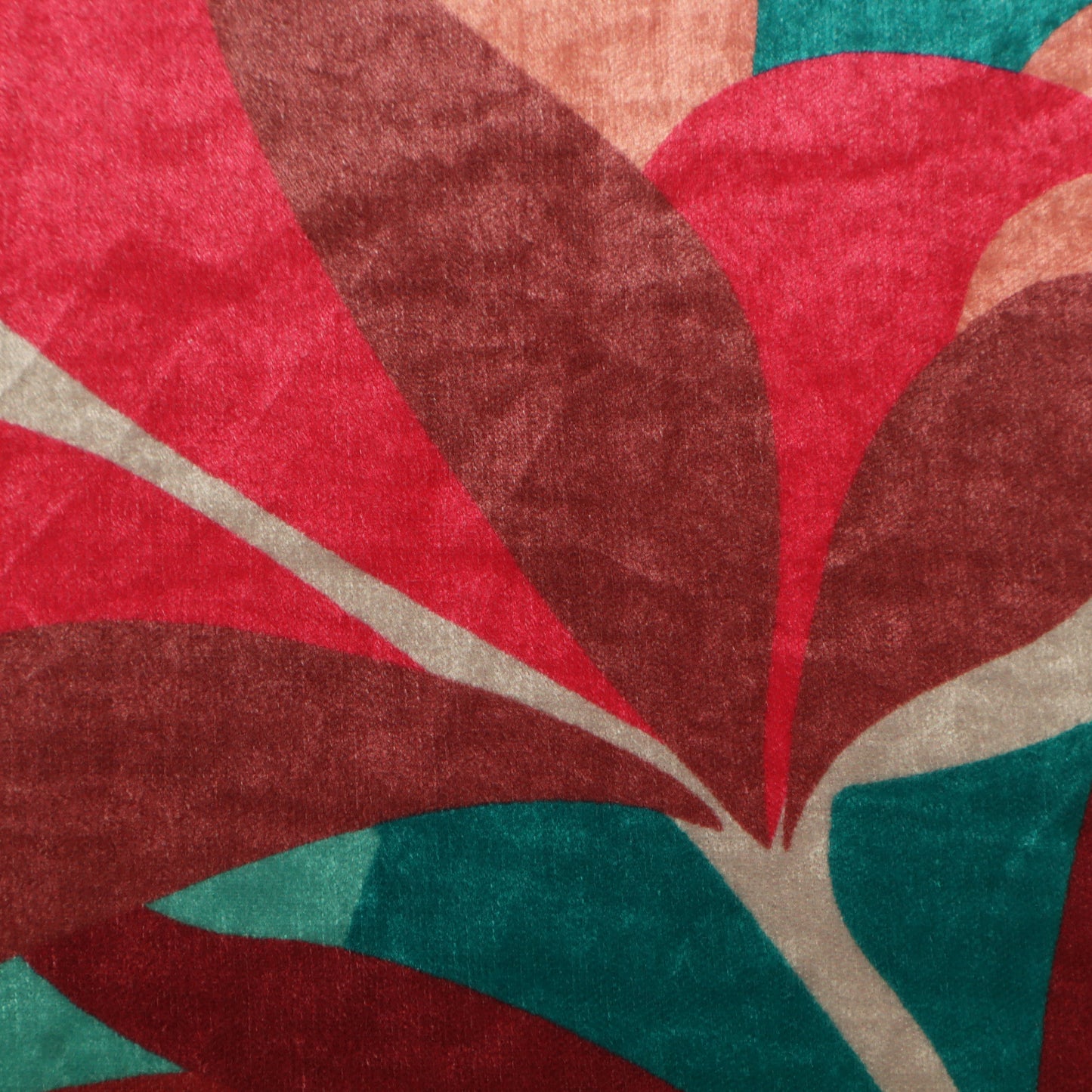 Floral Velvet Print Fabric