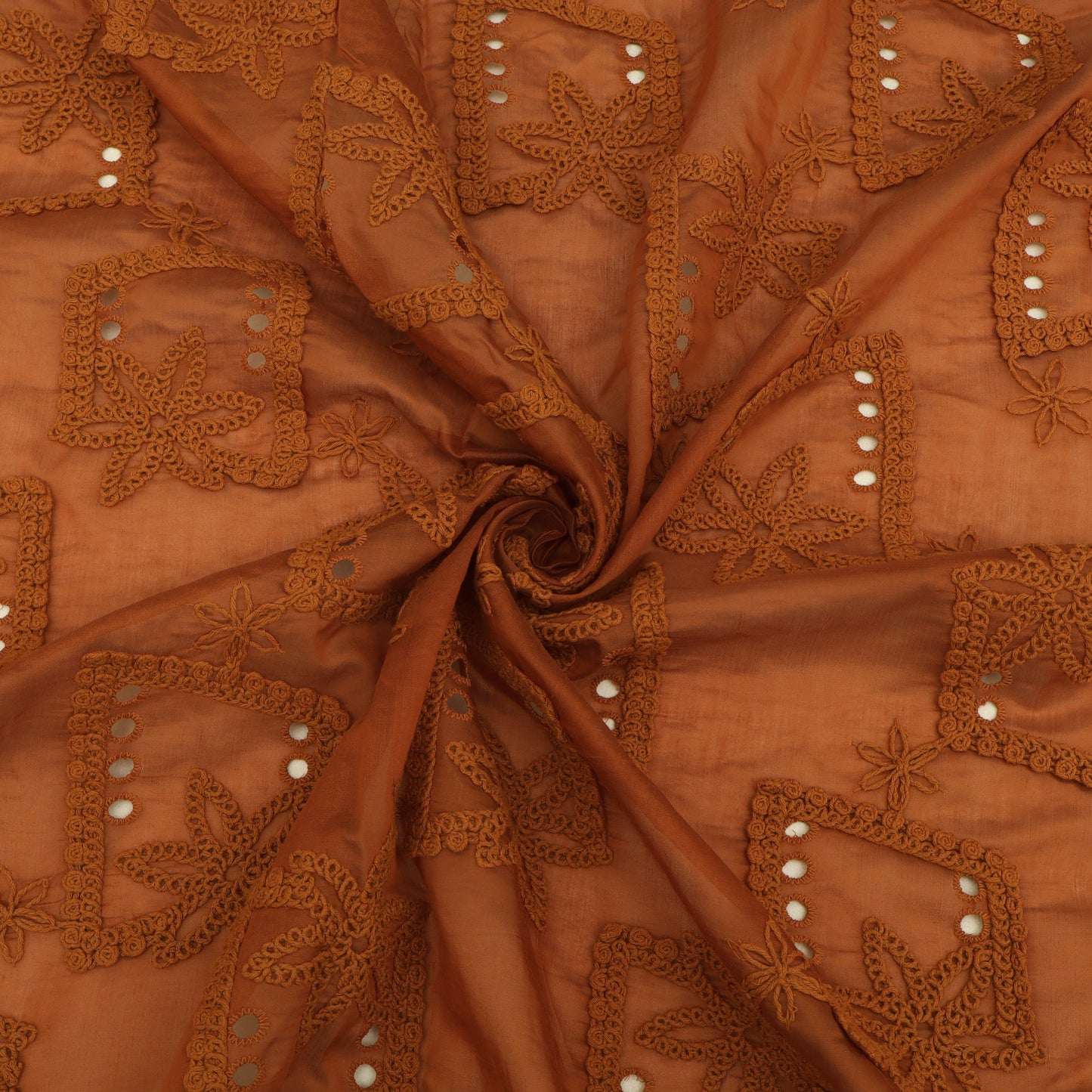 Chanderi Embroidery Fabric