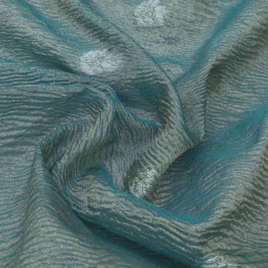 Crush Tissue Boota Embroidery Fabric (Cut Pieces 1Mtr)