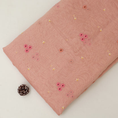 Chanderi Embroidery Fabric