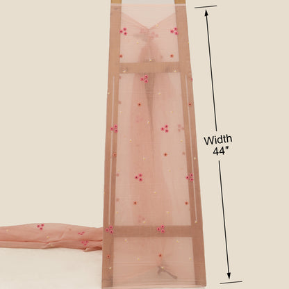 Chanderi Embroidery Fabric
