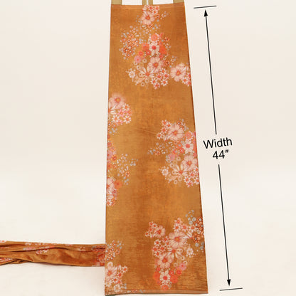 Floral Velvet Print Fabric