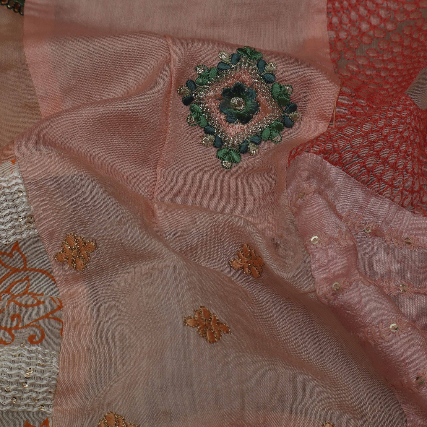 Multi Colored Mix Fabric