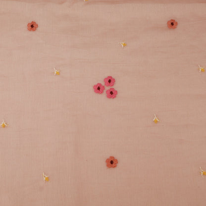 Chanderi Embroidery Fabric